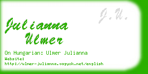 julianna ulmer business card
